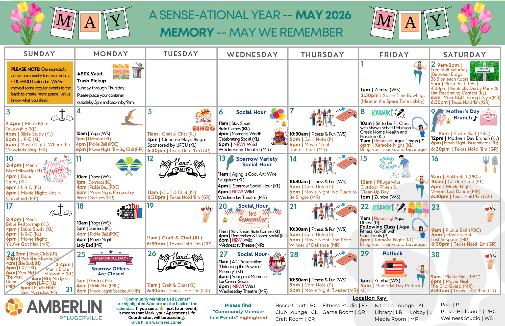 Resident Calendar