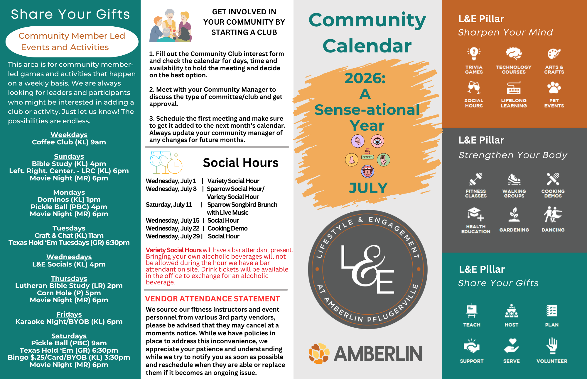 Resident Calendar